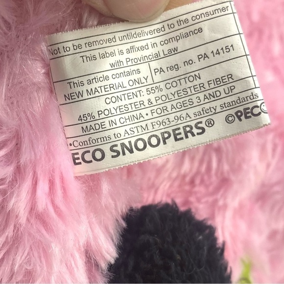 Eco Snooper Pink SUSIE sheep kids Backpack Removable stuffed Animal‎ Toy rare - Picture 15 of 15
